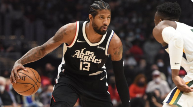  乔治30+10快船大胜爵士巩固季后赛  